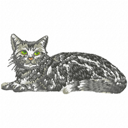 Cats Embroidery Design 4 Cats Embroidery Design 4